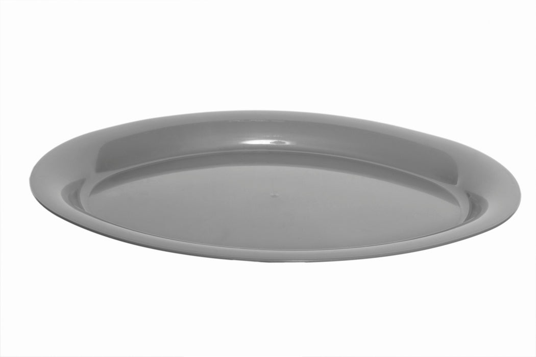 Oval Platter Silver 42cm