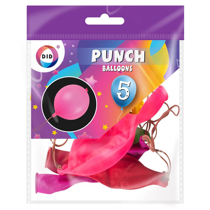 Large Punch Balloons 5pc
