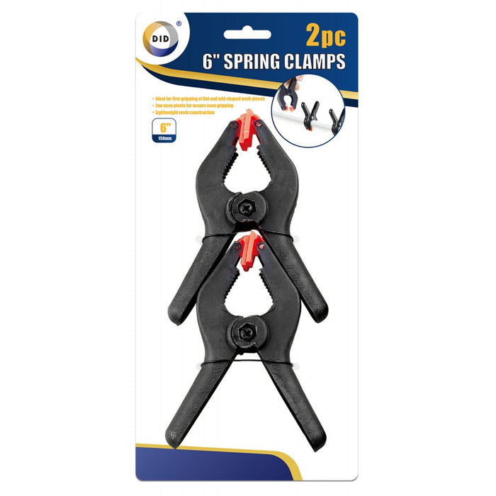 2pcs 6" Spring Clamps