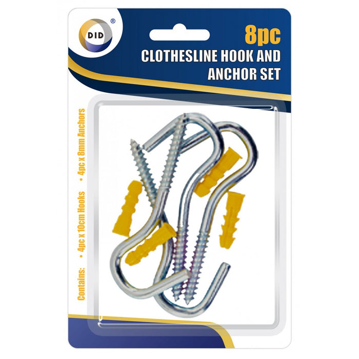 8pcs Clothesline Hook