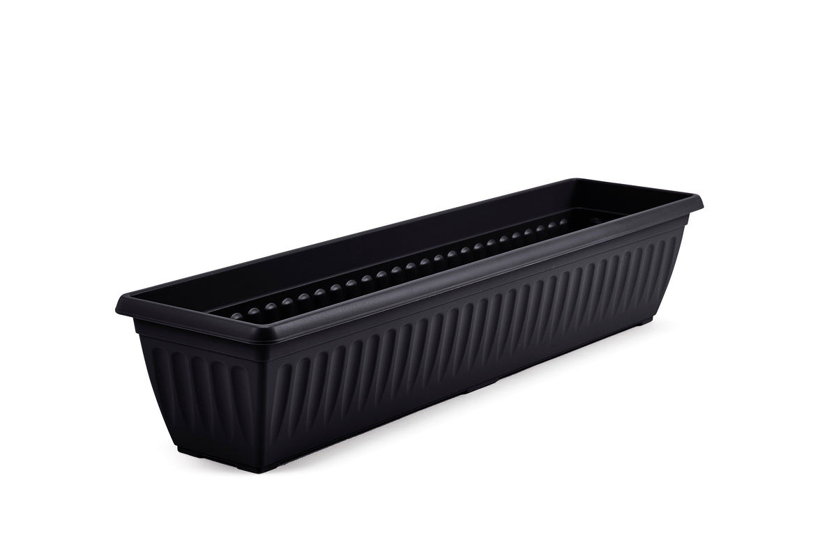 Athens Window Box 90cm Black — JMart Warehouse