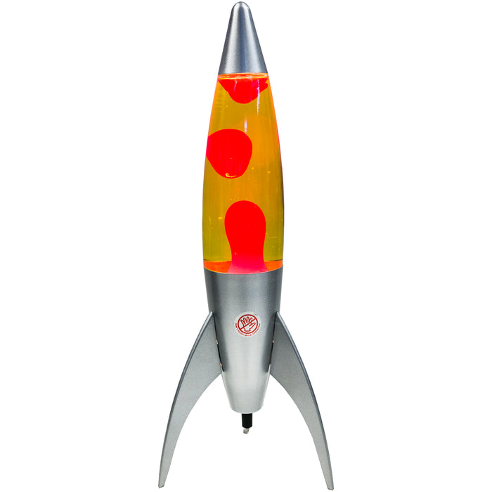Rocket Lava Lamp - Yellow