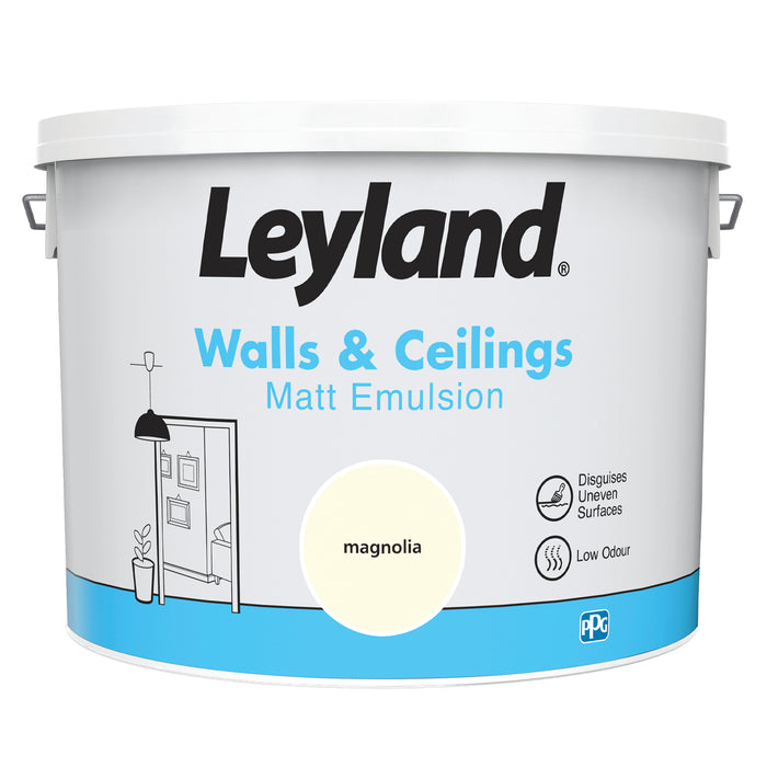 Leyland  Walls & Ceilings Matt Magnolia  10L