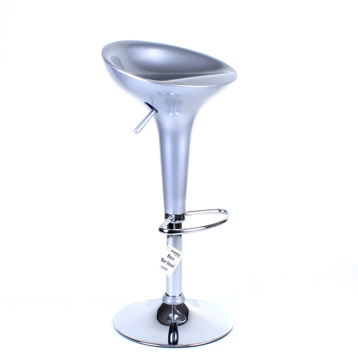 Boss Bar Stool - Silver