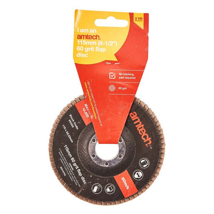 Flap Disc 60 Grit 115mm