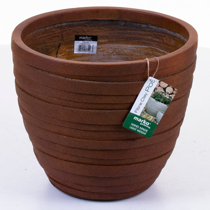 Fibre Clay Pots - Villavin