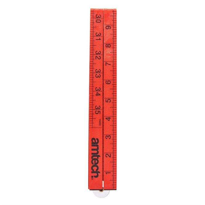Folding Plastic Rule 1m