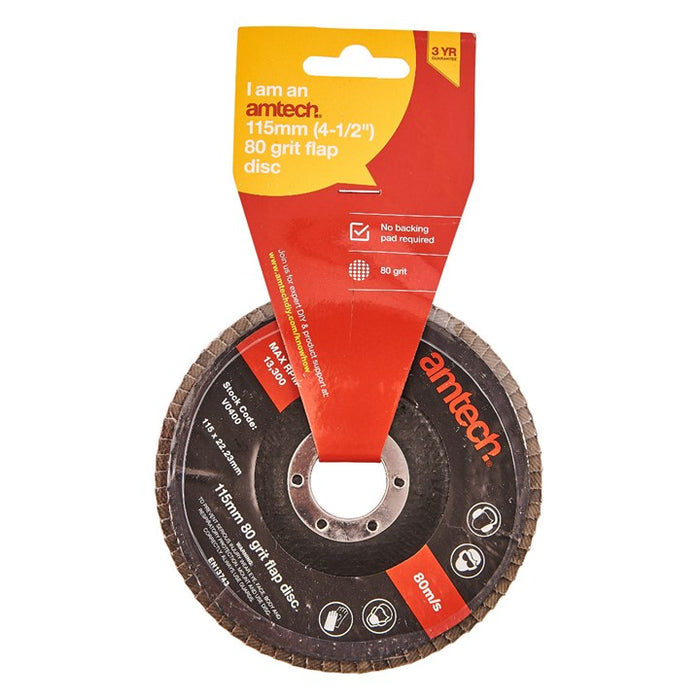Flap Disc 80 Grit 115mm