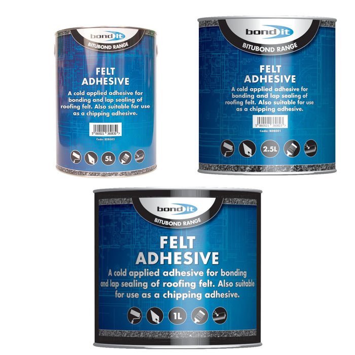 Felt Adhesive Black