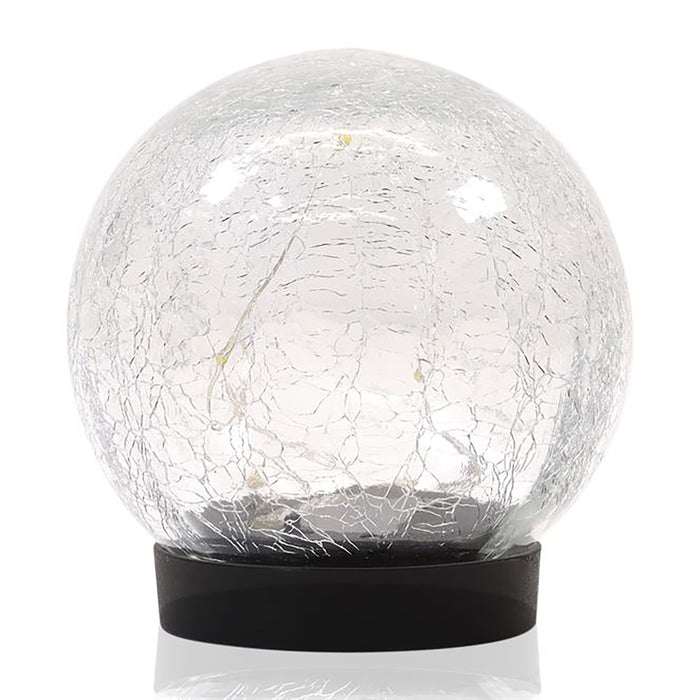 Solar Crackle Ball Light 15cm Diameter