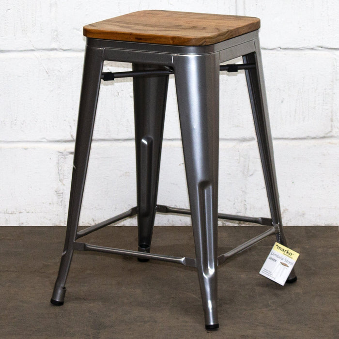 Umbria Bar Stool - Silver