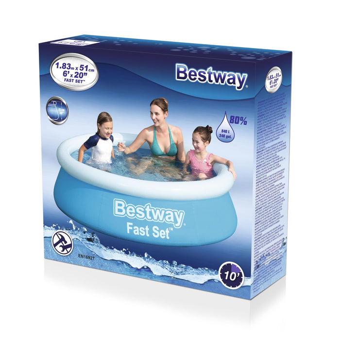 Bestway 6ft Fast Set Round Pool