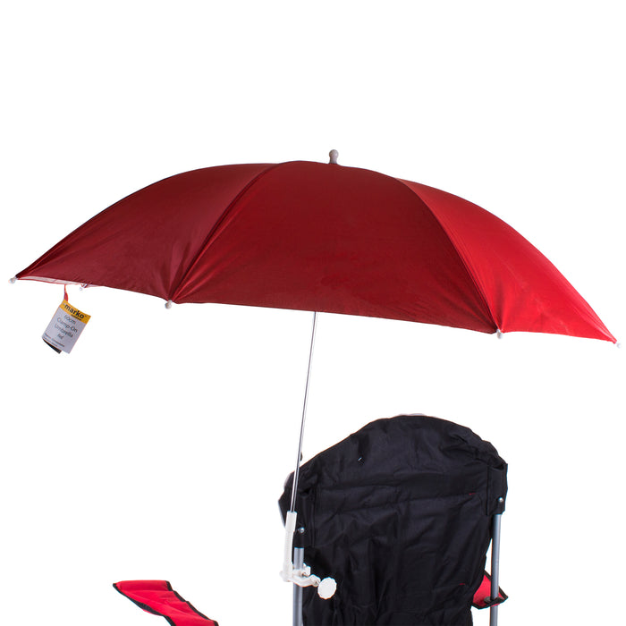 1M Clamp On Umbrella - Red