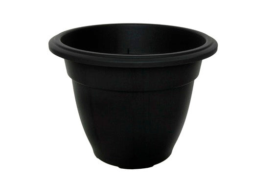 Round Bell Planter Black