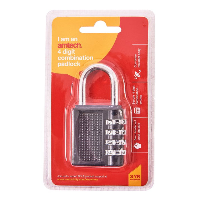 Padlock 4 Digit Combination