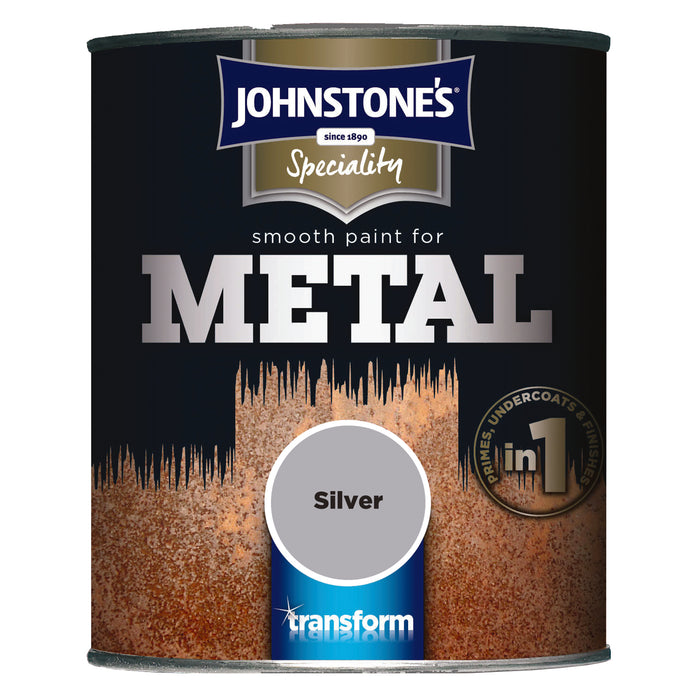 Johnstone's Smooth Metal Silver 750mlp