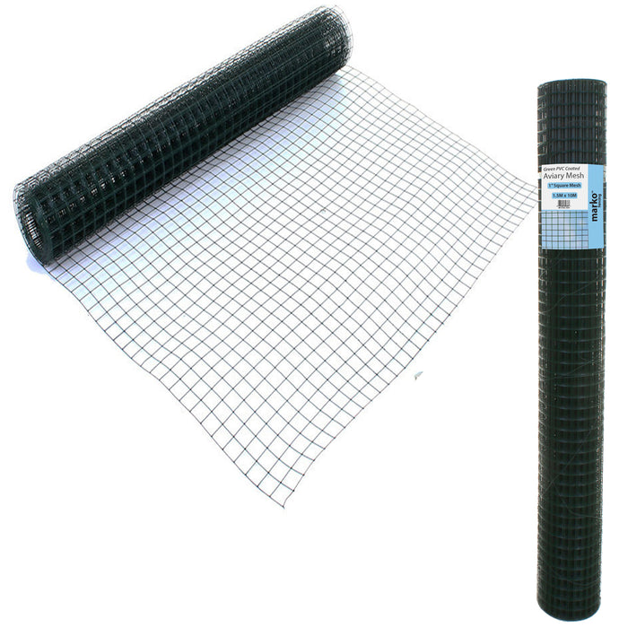 PVC Coated Aviary Mesh - 1.5M x 10M