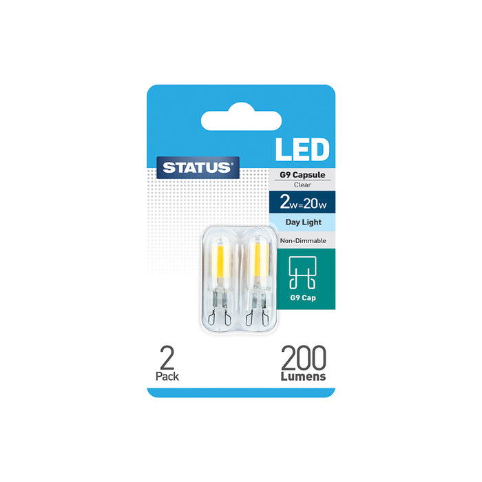 LED G9 Capsule Day Light 2pc