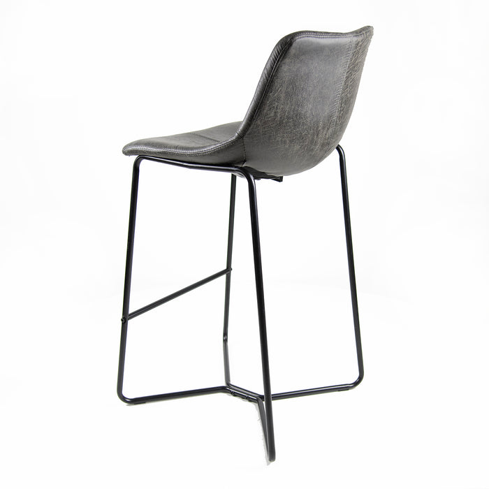 Pavia Bar Stool Grey - Set of 2