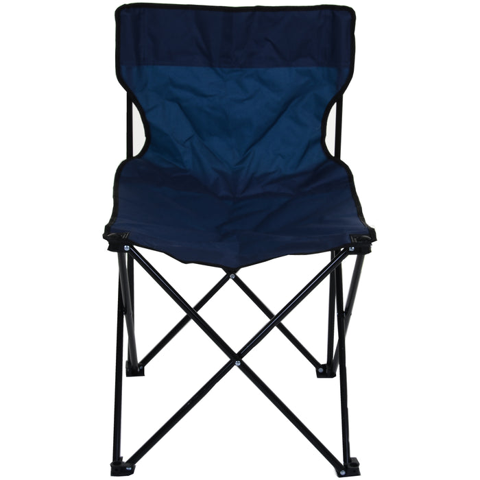 3PC Camping Chair and Table Set - Navy Blue