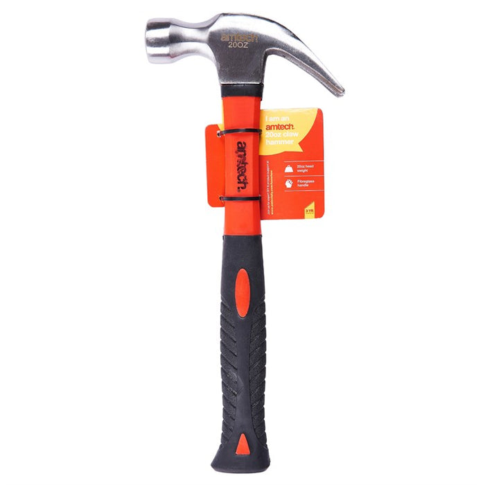 Claw Hammer Fibreglass Shaft 20oz