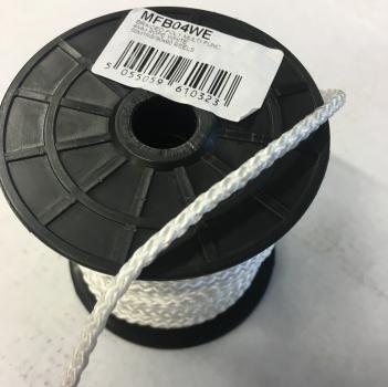 Braided Polypropylene Rope White