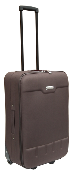 Brown Trolley Suitcase - Medium