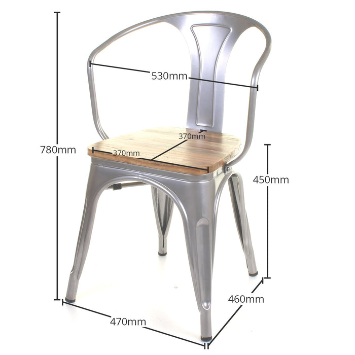 Florence Chair - Silver