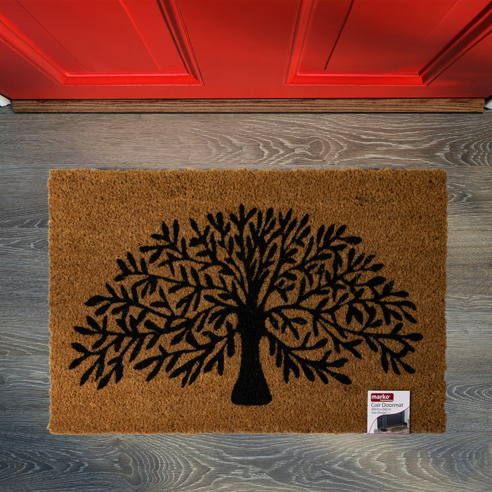 Coir Doormat - Tree Design