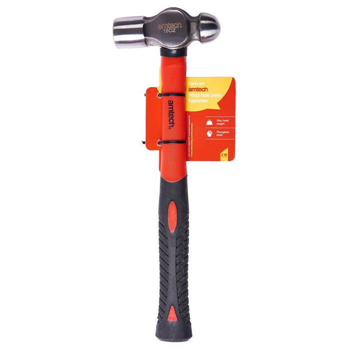 Ball Pein Hammer Fibreglass Shaft 16oz