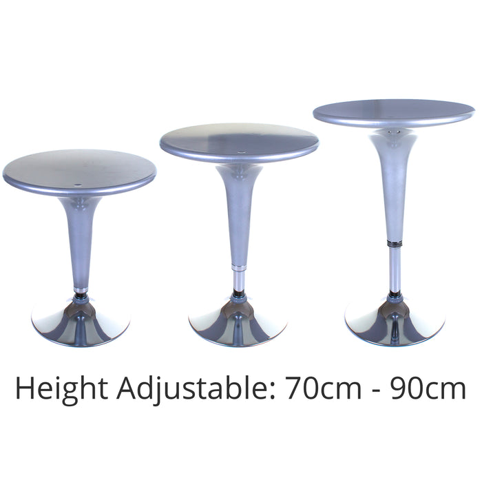 Boss Bar Table - Silver