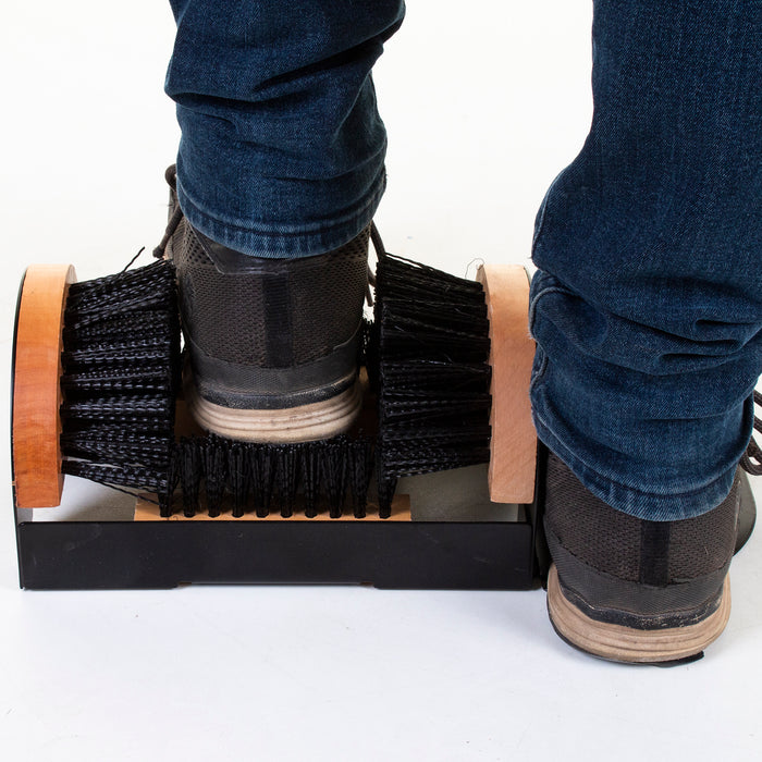 Fixed Shoe Brush Cleaner