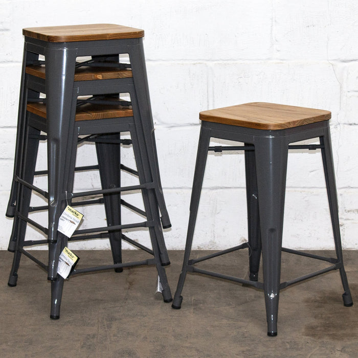 Umbria Bar Stool - Graphite Grey