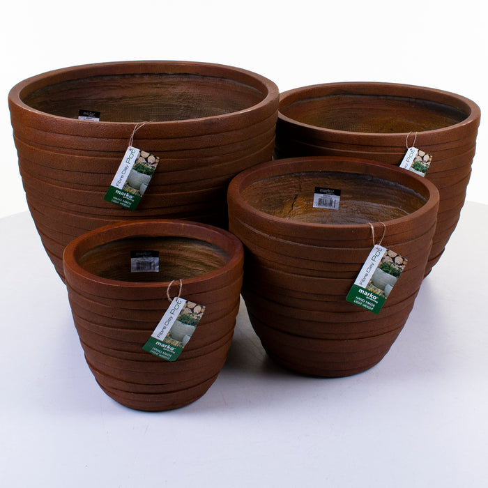 Fibre Clay Pots - Villavin