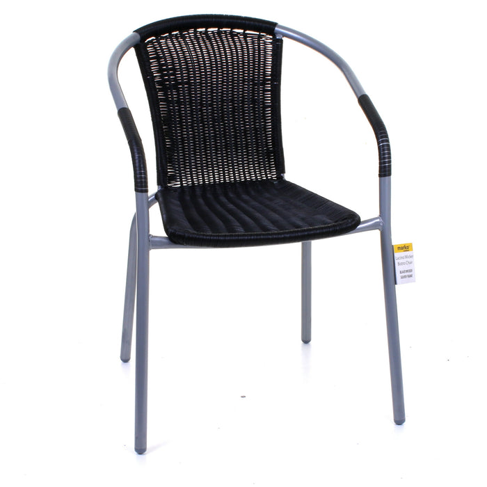 Lucino Wicker Bistro Chair