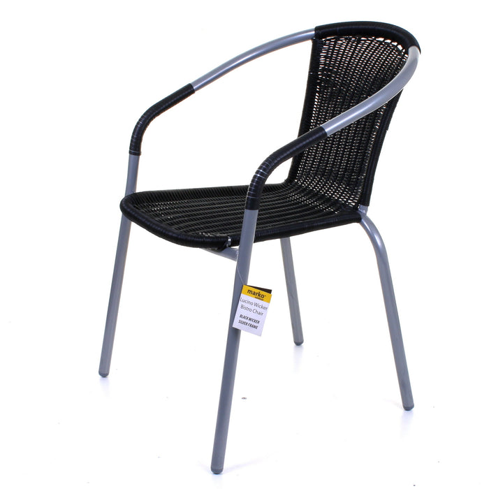 Lucino Wicker Bistro Chair