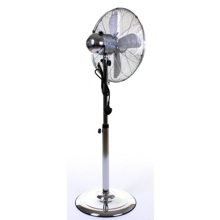 16" Chrome Pedestal Fan