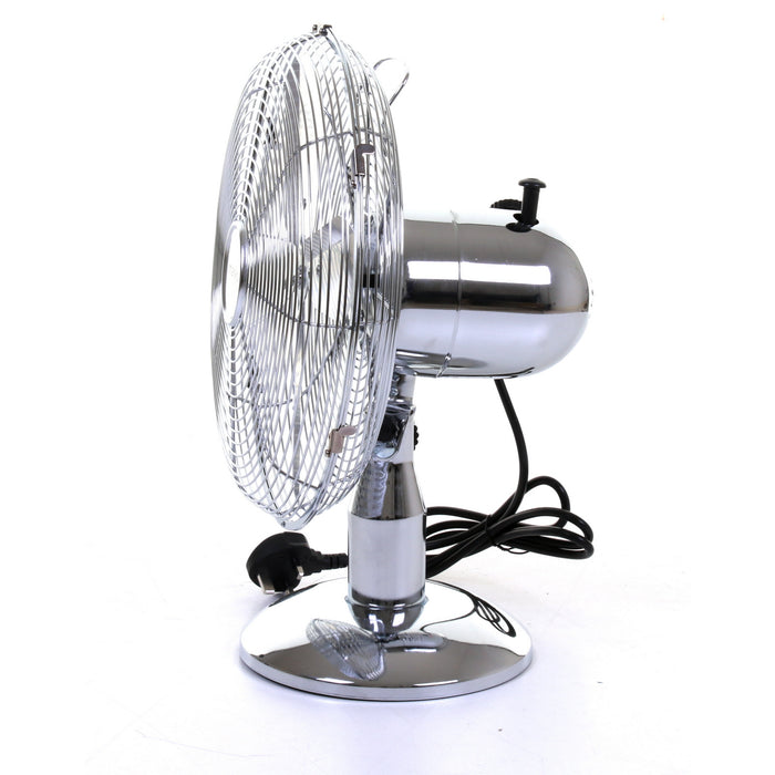 12" Chrome Table Fan