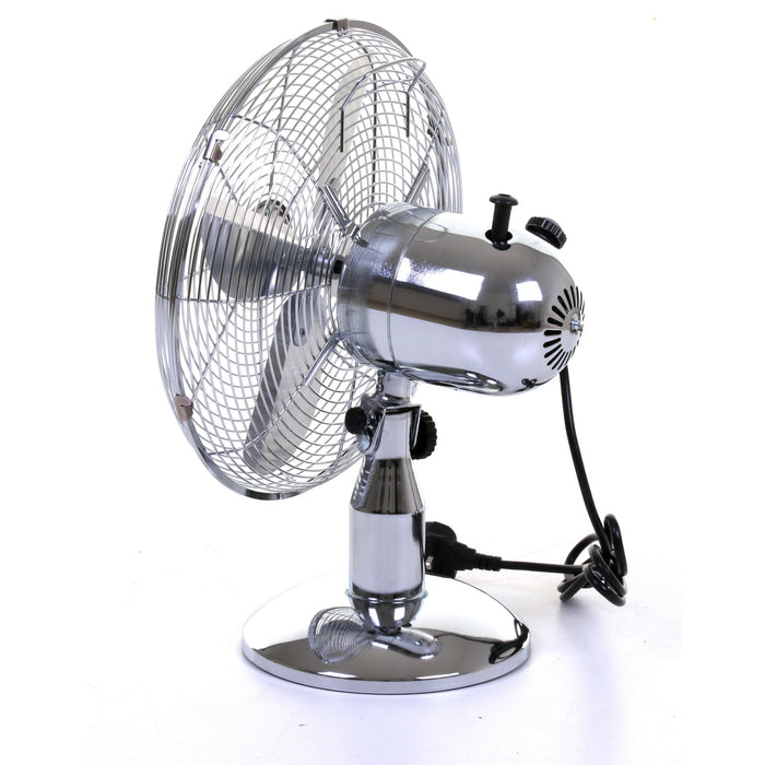 12" Chrome Table Fan