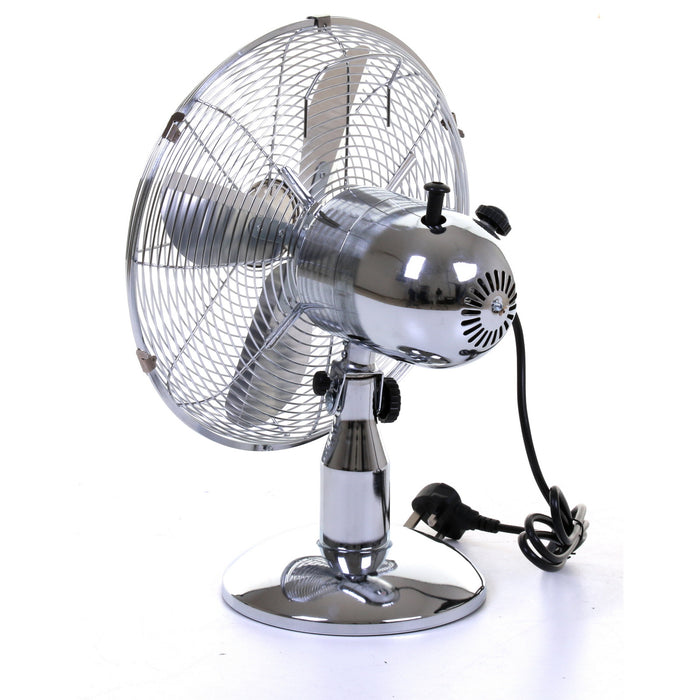 12" Chrome Table Fan