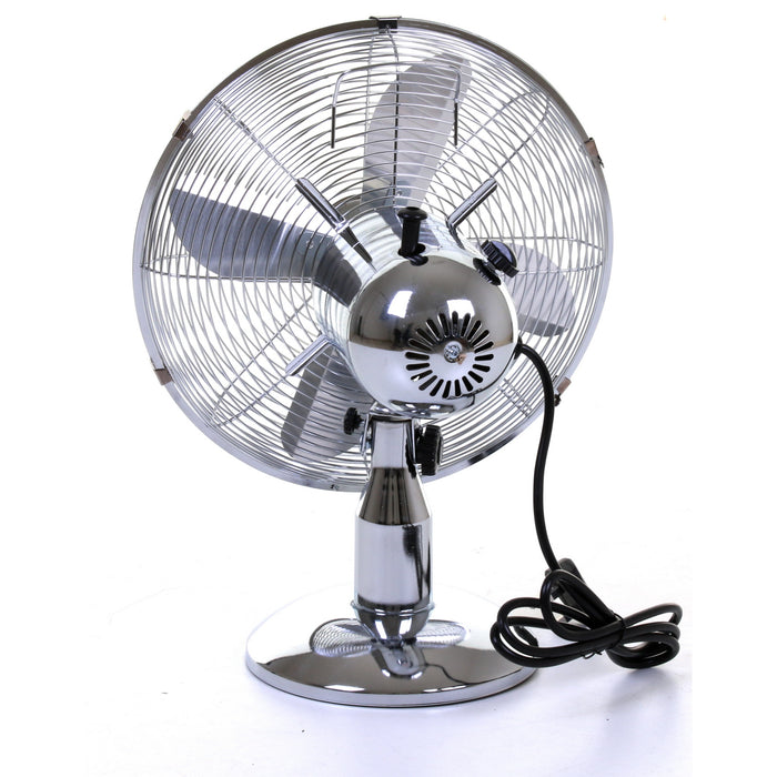 12" Chrome Table Fan