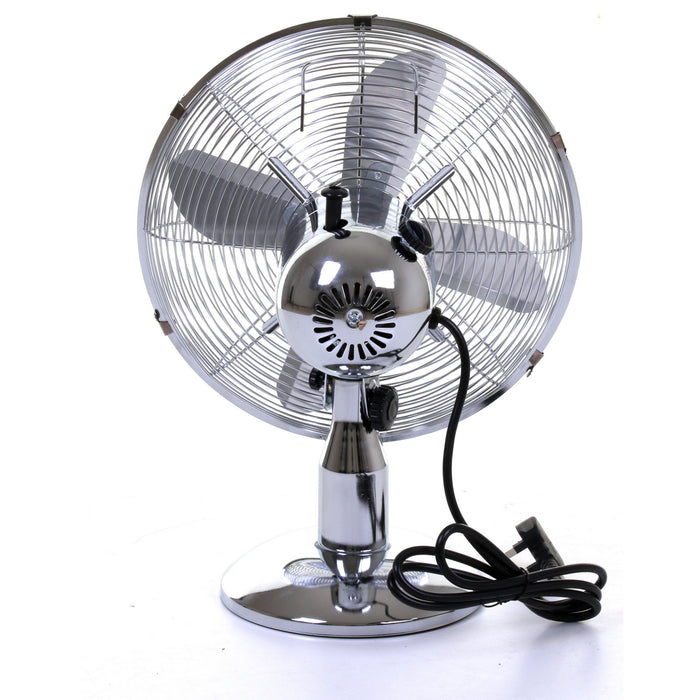 12" Chrome Table Fan