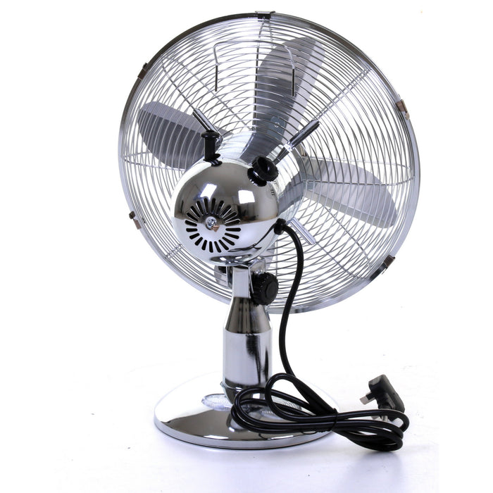 12" Chrome Table Fan