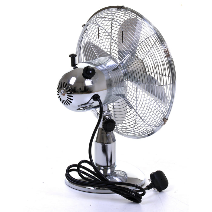 12" Chrome Table Fan