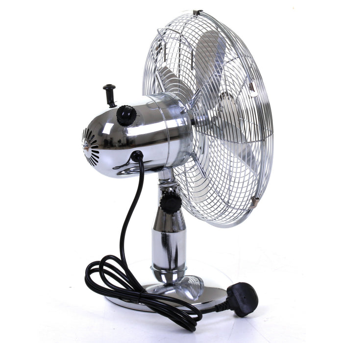 12" Chrome Table Fan