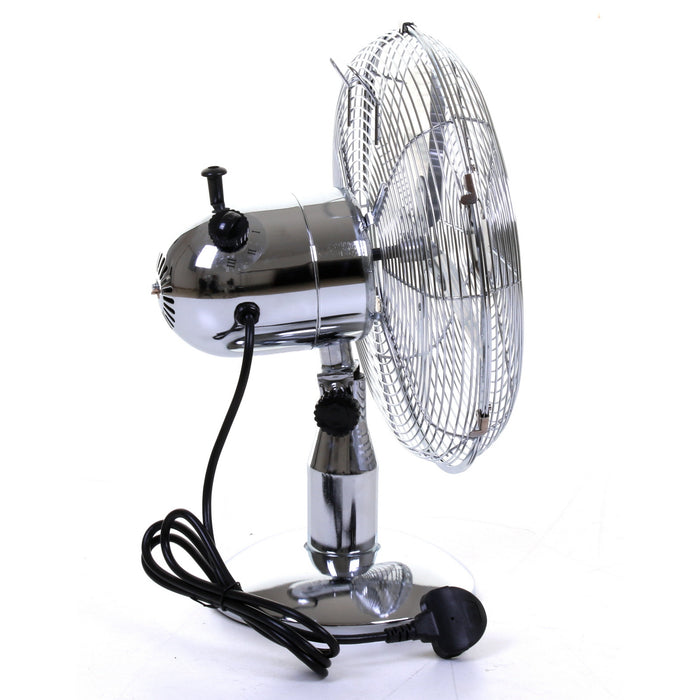 12" Chrome Table Fan