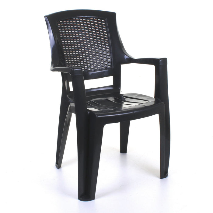 Flora Grey Plastic Chair
