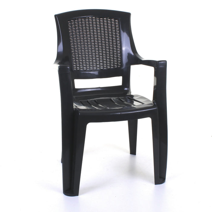 Flora Grey Plastic Chair