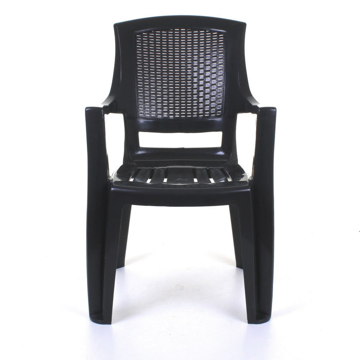Flora Grey Plastic Chair