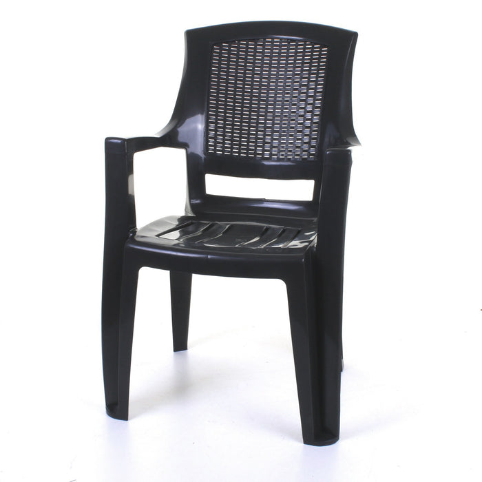 Flora Grey Plastic Chair